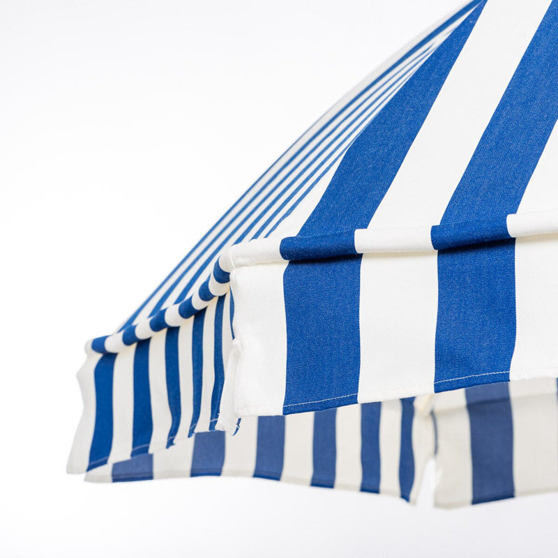 Patio 90'' W Umbrella, Blue/White