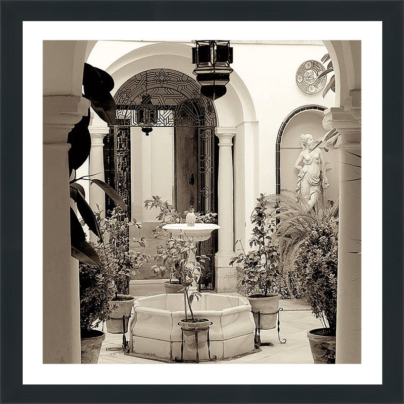 « cordoba ii » par alan blaustein,, reproduction de photo encadrée, H 39,5 po x l 39,5 po x P 0,75 po