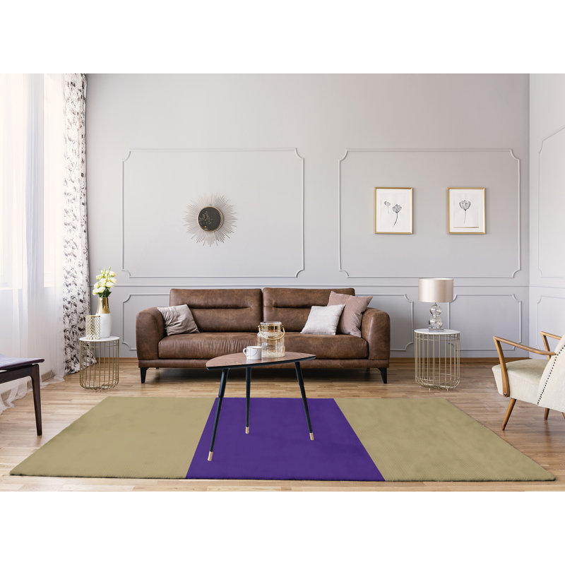 Tapis mauve/gris, Rectangle 9 pi x 12 pi