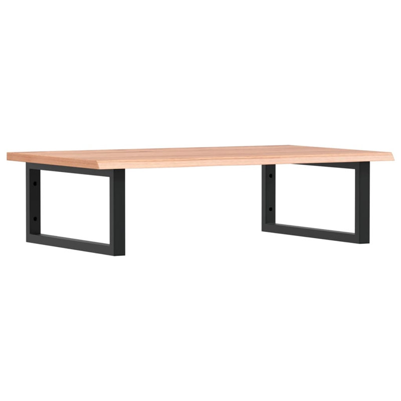 Arrol 80cm Solid Wood Bathroom Vanity Top, Oak/Black