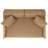 Melrose 52.75" Wide Loveseat with Cushions-1191482131