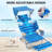 Backpack Folding Beach Chair With Adjustable Sunshade, Backrest And Footrest, Reclining Lounge Chair Facedown Tanning Chair For Beach Camping Pool Patio-1640630519-1626001946