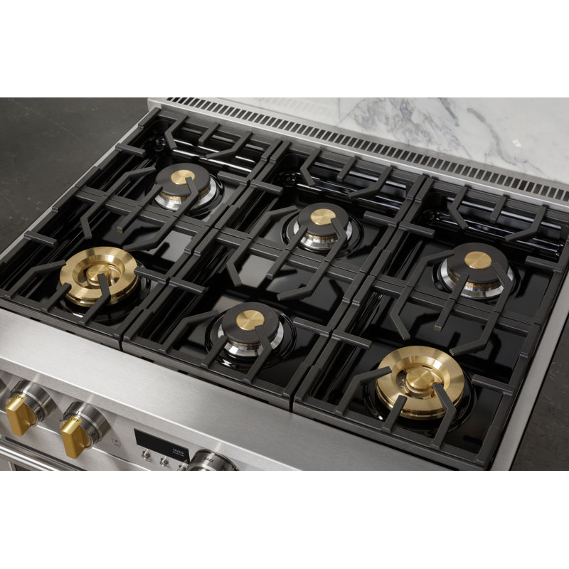 Monogram 36" Dual-Fuel Professional Range with Griddle