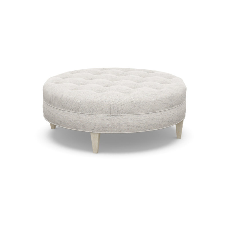 Round Ottoman, 2243-80, Sandstone