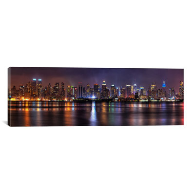 " New York Panoramic Skyline Cityscape (Night) " Color Photography