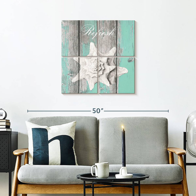 Aletra Rustic Coastal III, 26" H x 26" W