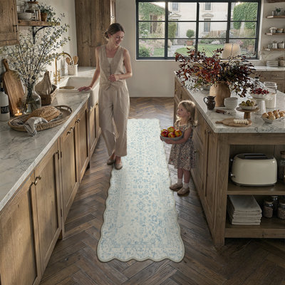Tapis rétro festonné Rugvera
