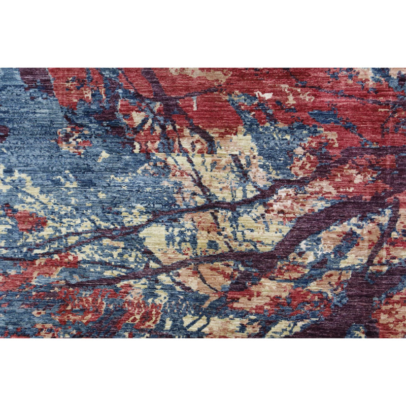 Hand Knotted Wool Area Rug