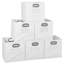 Bac de rangement pliable en tissu avec porte-étiquette Niche Cubo-1952162577