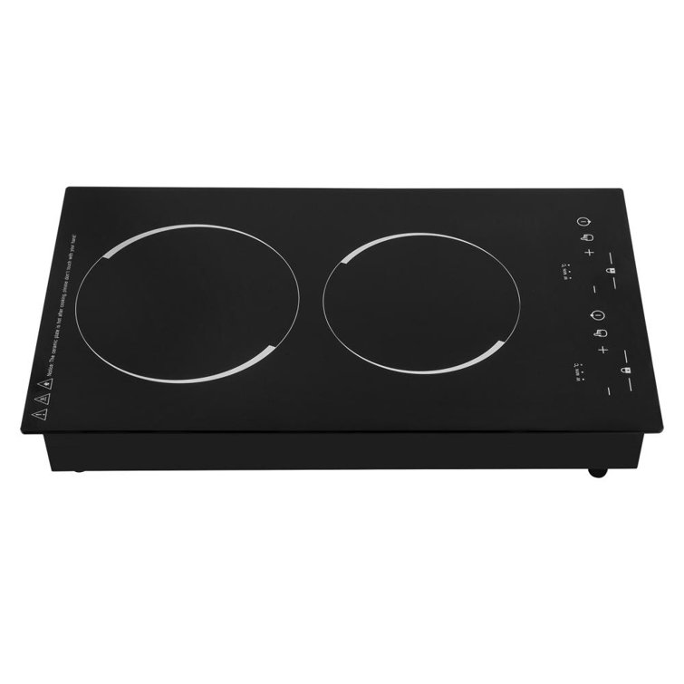 True Induction 858UL Certified 24-in 3 Elements Black Induction Cooktop