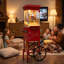 Machine à maïs soufflé 6 oz cinéma rétro 6 oz, popcorn style cinéma 480 W avec plateau chauffant, tiroir à grains, chariot mobile de 14 pouces et fabrication en verre trempé - rouge-127283248
