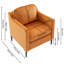 1 Seater Linen Sofa-232394072