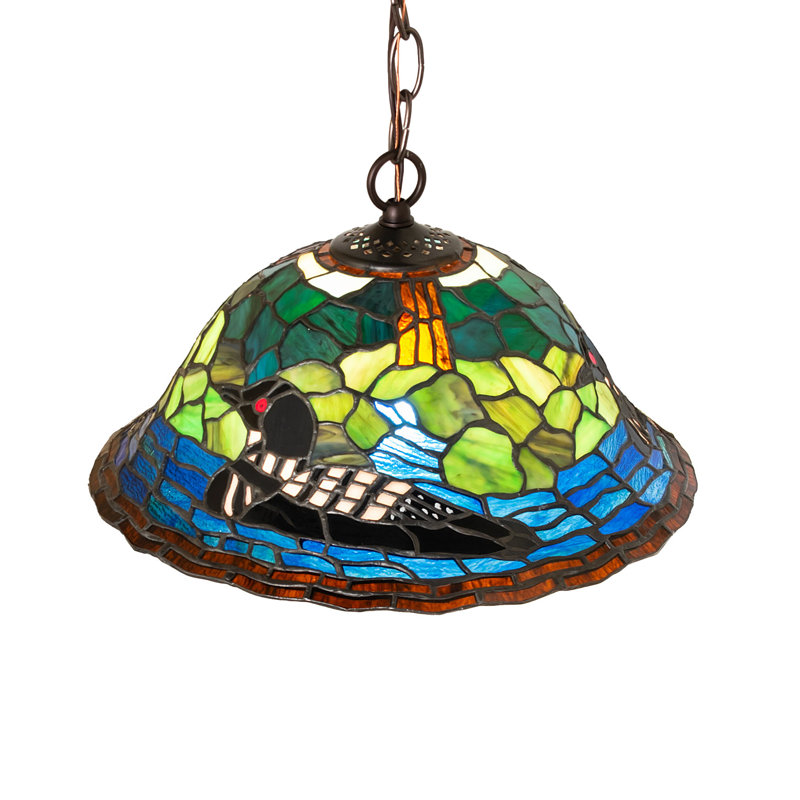14" Wide Loon Pendant