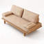 Coton kaki Canapé-lit Linen-704306960