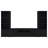 Canton 3-Piece Entertainment Center TV Stand Black-1639693716