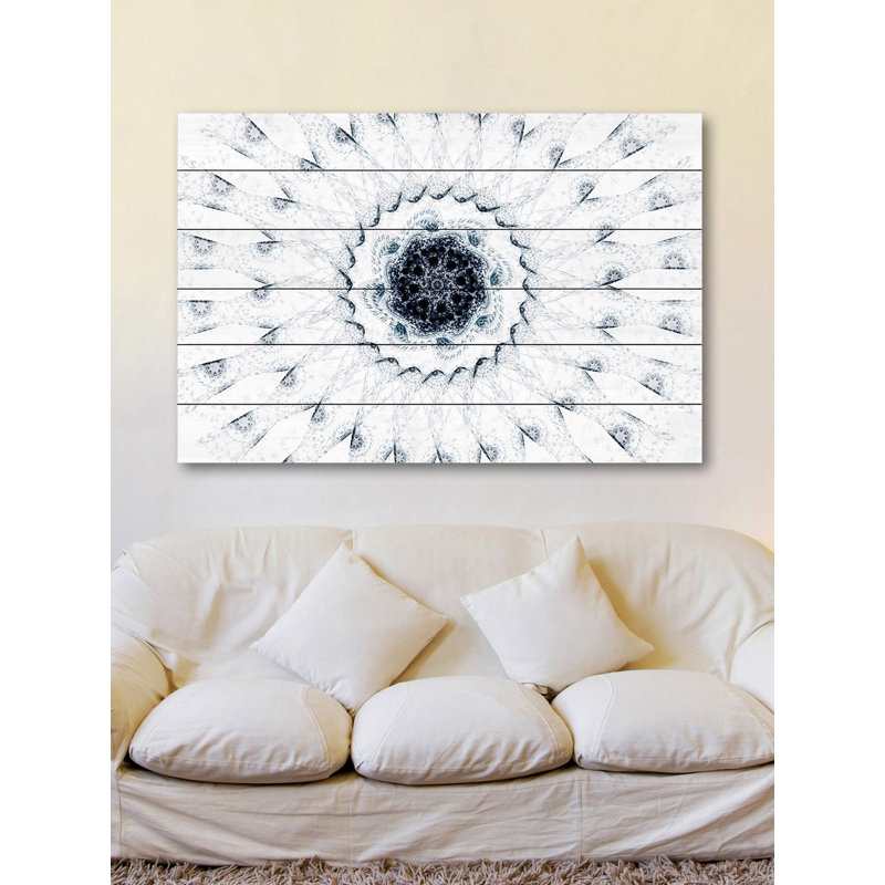 Ange d'innocence - impression sur bois blanc, H 30 po x l 45 po x P 1,5 po