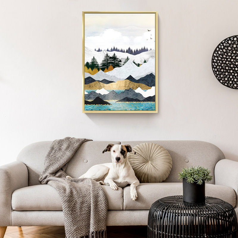 Cadre flottant, impression sur toile, H 12 po x l 16 po