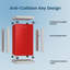 Mini réfrigérateur compact avec congélateur et réfrigérateur à faible bruit écoénergétique BANGson 3,2 pi cu pour chambre de dortoir, appartement, bureau - rouge-124796883