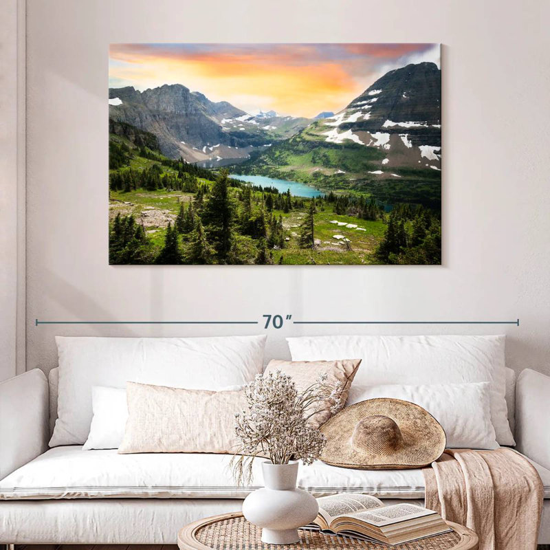 Alvord Glacier National Park View, 32" H x 48" W