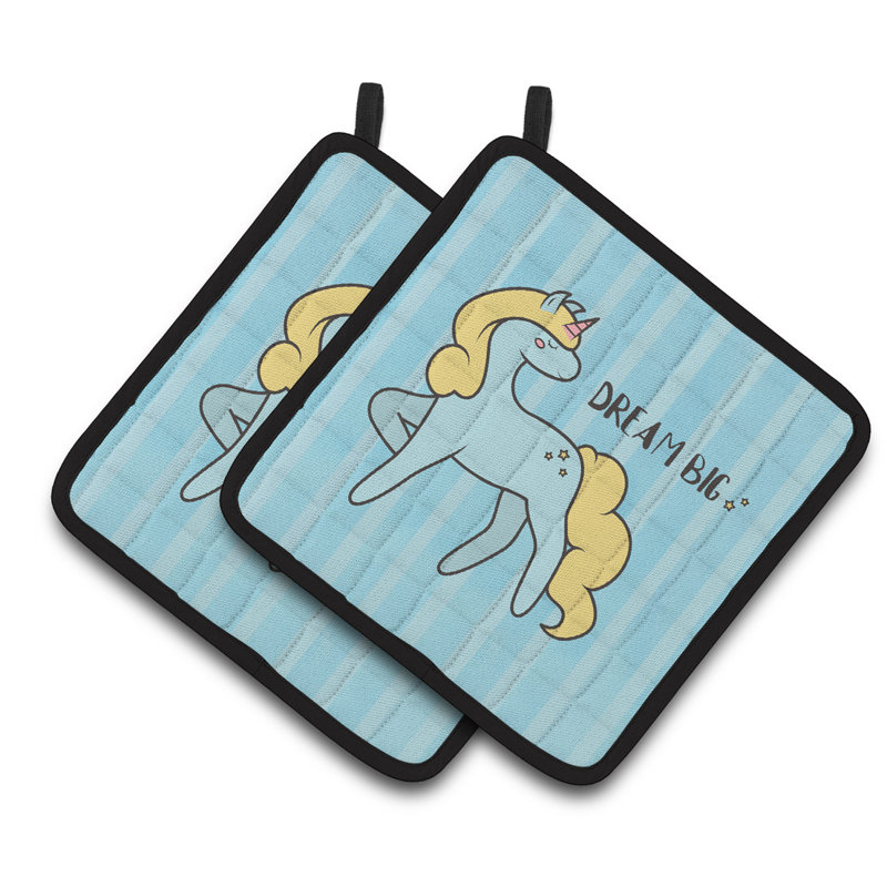 Cuisinier poignée grand licorne de rêve de caroline