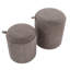 Repose-pieds rond avec rangement 15,5 po Alvena-745952637