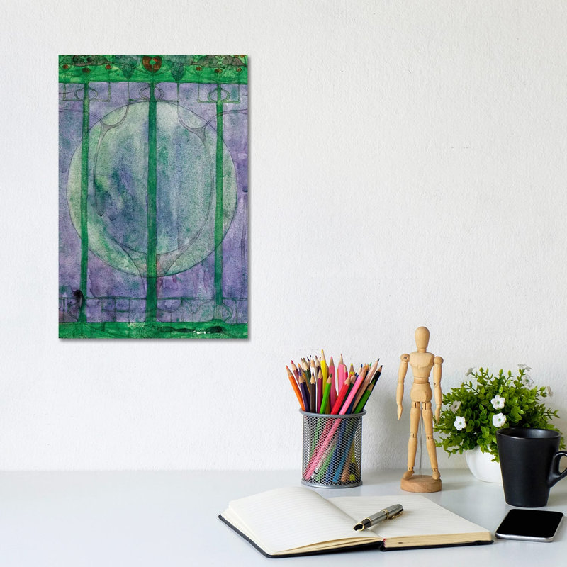 The Tree Of Personal Effort by Charles Rennie Mackintosh - Wrapped Canvas Painting, 20.32 cm H x 30.48 cm W