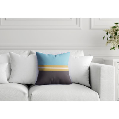 Housse de coussin d'intérieur à rayures Cosimo