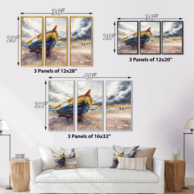" Unknown " 3 - Pieces Painting Print