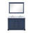 Dukes 48 in. W x 22 in. D Double Bath Vanity, Faucet Set, & 46 in. Mirror-74095229-112873894