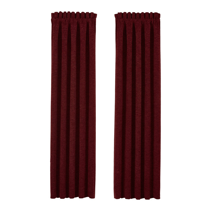 Paire de panneaux de fenêtre Laurenza, L 50 po x L 84 po