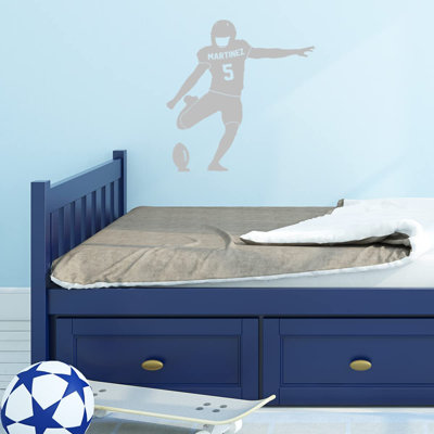 Adhésif décoratif trinquette de football personnalisé football sur pied Trinx - CS99
