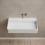Évier rectangulaire à fixation murale 24 po x 17 po Monblari blanc mat-126678452-126678454