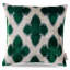 Silk and Velvet Geometric Square Pillow Cover & Insert