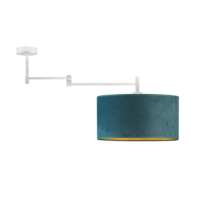 Jacona Swing Arm Sconce, Emerald