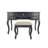 Daryel Vanity Set Featuring Stool and Flip-Up Mirror-862310170
