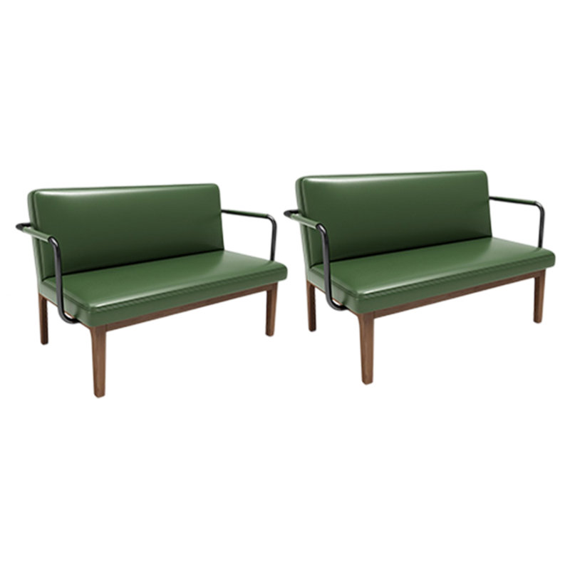 Banc rembourré en similicuir Modern