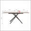 Table de salle à manger rectangulaire 59 po avec rallonge rétractable 59 po-1948497884