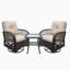 Chaise berçante en métal