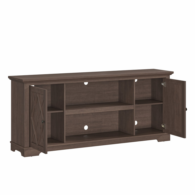 Andile Unfinished TV Stand for TVs up to 78", Brown