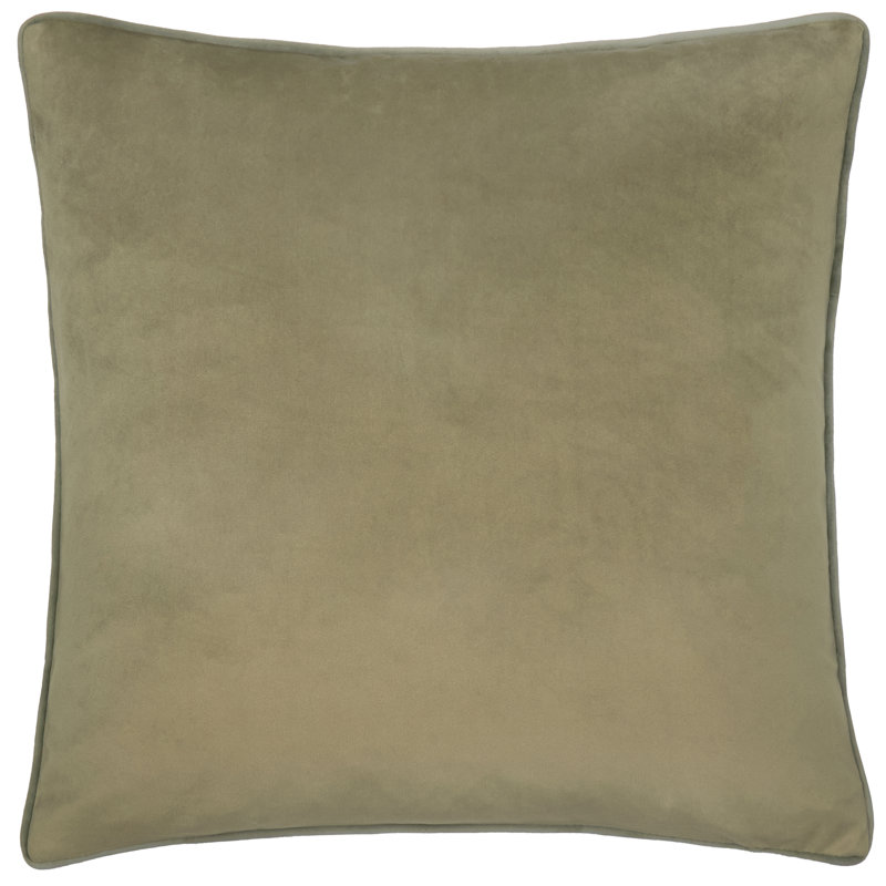 Meridian Green Square Cushion, Polyester, Square 45cm, Green