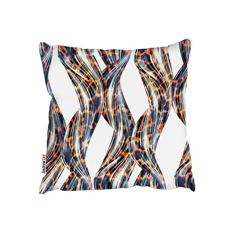 Abstract Square Cushion, 45cm H x 45cm W x 20cm D