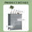 Space-saving Bathroom Storage Cabinet, Grey Mdf, Modern Design