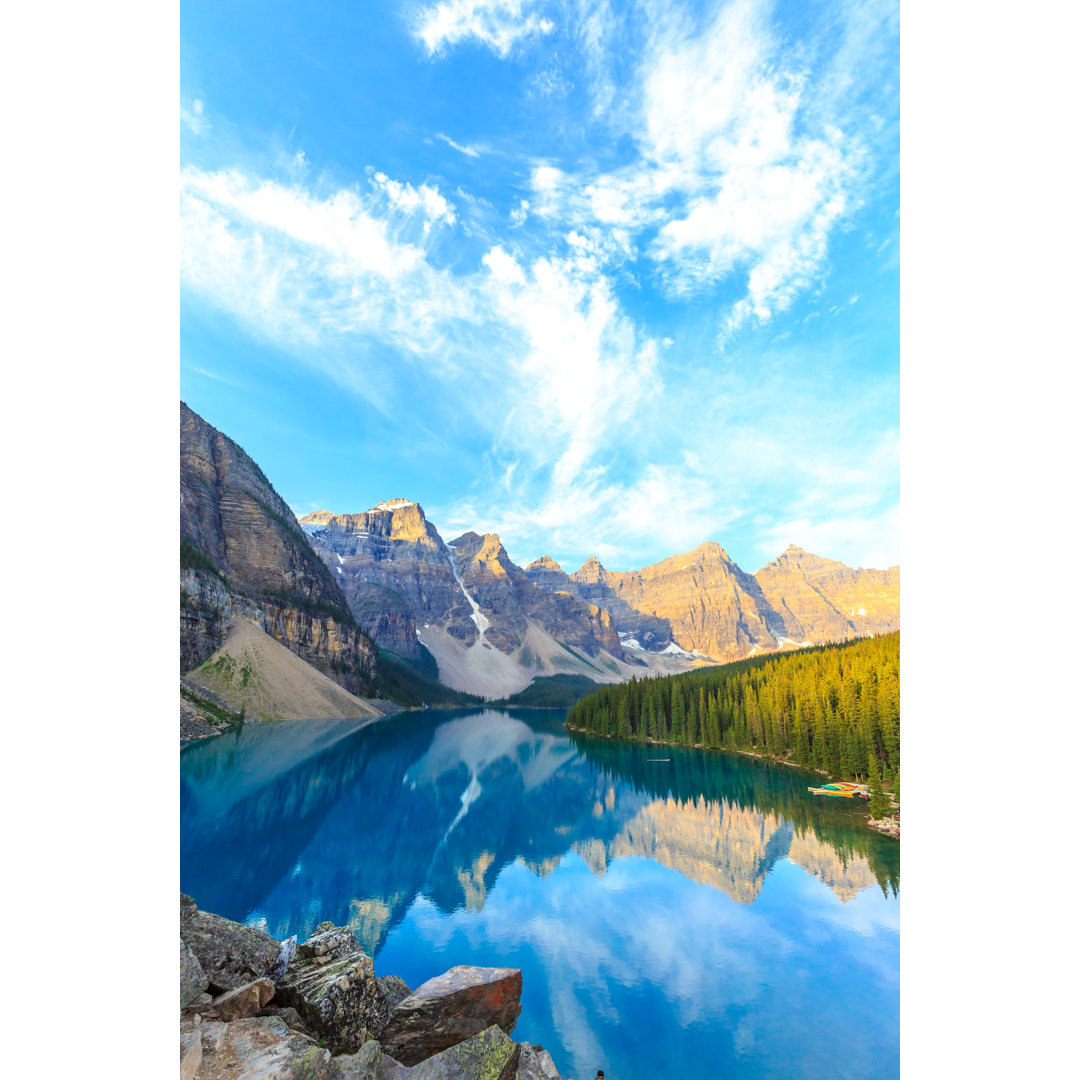 Leinwandbild Moraine Lake, Kanadische Rockies