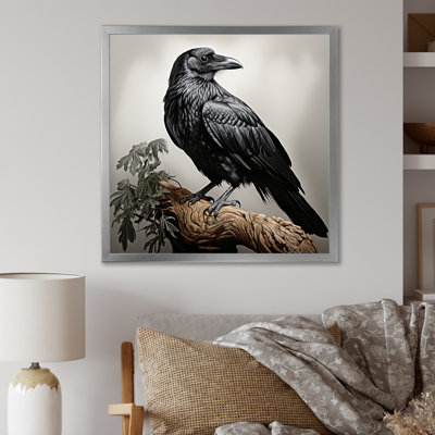 Mystic Raven In Flight I - Raven Animal Wall Art