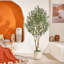 Olive artificielle Ashwell avec pot blanc-155919472