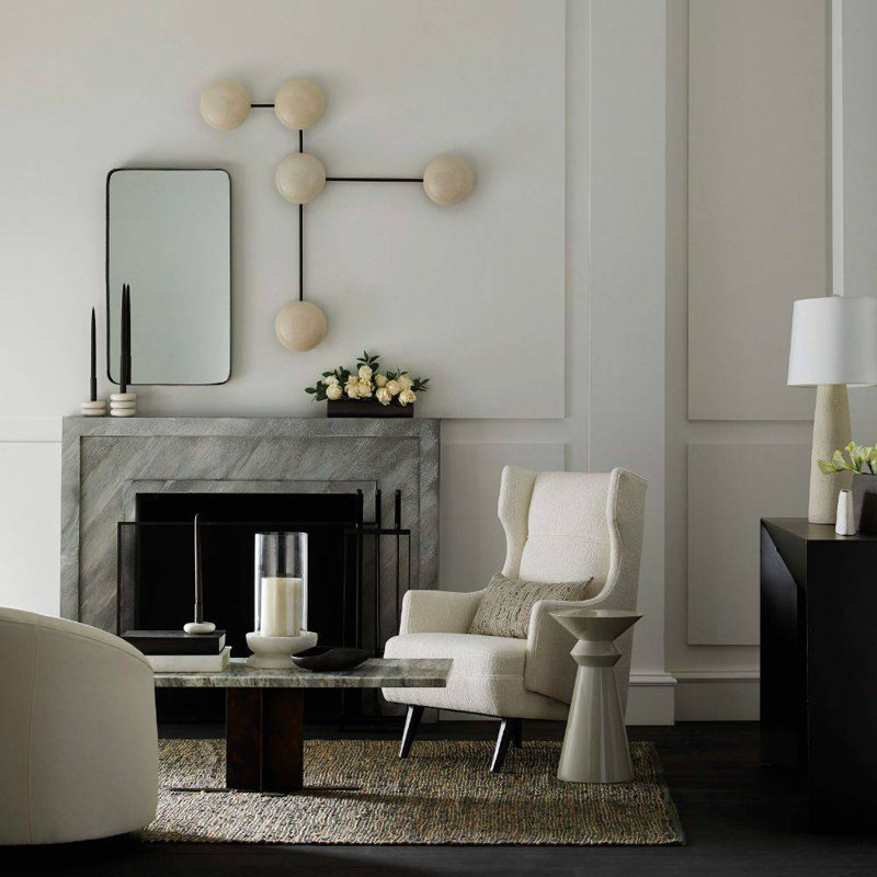 Hubert Flat Metal Wall Mirror