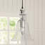 Omar 1 - Light Chrome Bell Pendant