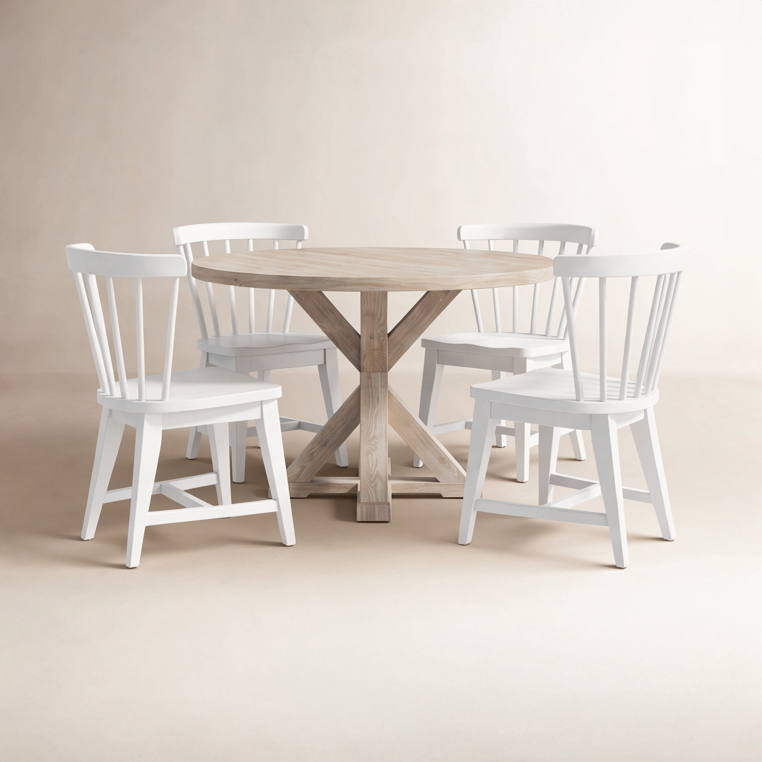 Lana Oak Dining Table Set