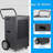 R.W.FLAME 190 Pints Tower Dehumidifier for Rooms up to 10000 Cubic Feet with Remote Included
