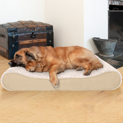 Ultra Plush Luxe Lounger Orthopedic Foam Contour Dog Bed